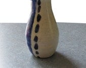 Blue and white patterned vase - ElizabethGraeber