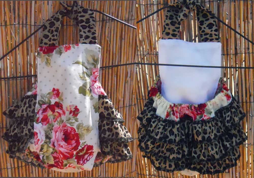 Rockabilly Ruffle Butt Bubble Romper