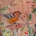 Brown Bird / Bird Art / Original watercolor painting / Room decor / Wall Art / Woodland / Nature / Organic