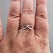 Infinity Ring- Sterling Silver - Custom Made for You