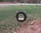Recycled Tire Swing and 10 feet of  Rope/Free Shipping