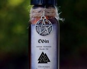 ODIN Ruler of Asgard Artisan Alchemist Ritual Spell Altar Oil for Norse Shamanism, Wisdom, Rune Magick, Magickal Skill, Victory, 0.5 oz