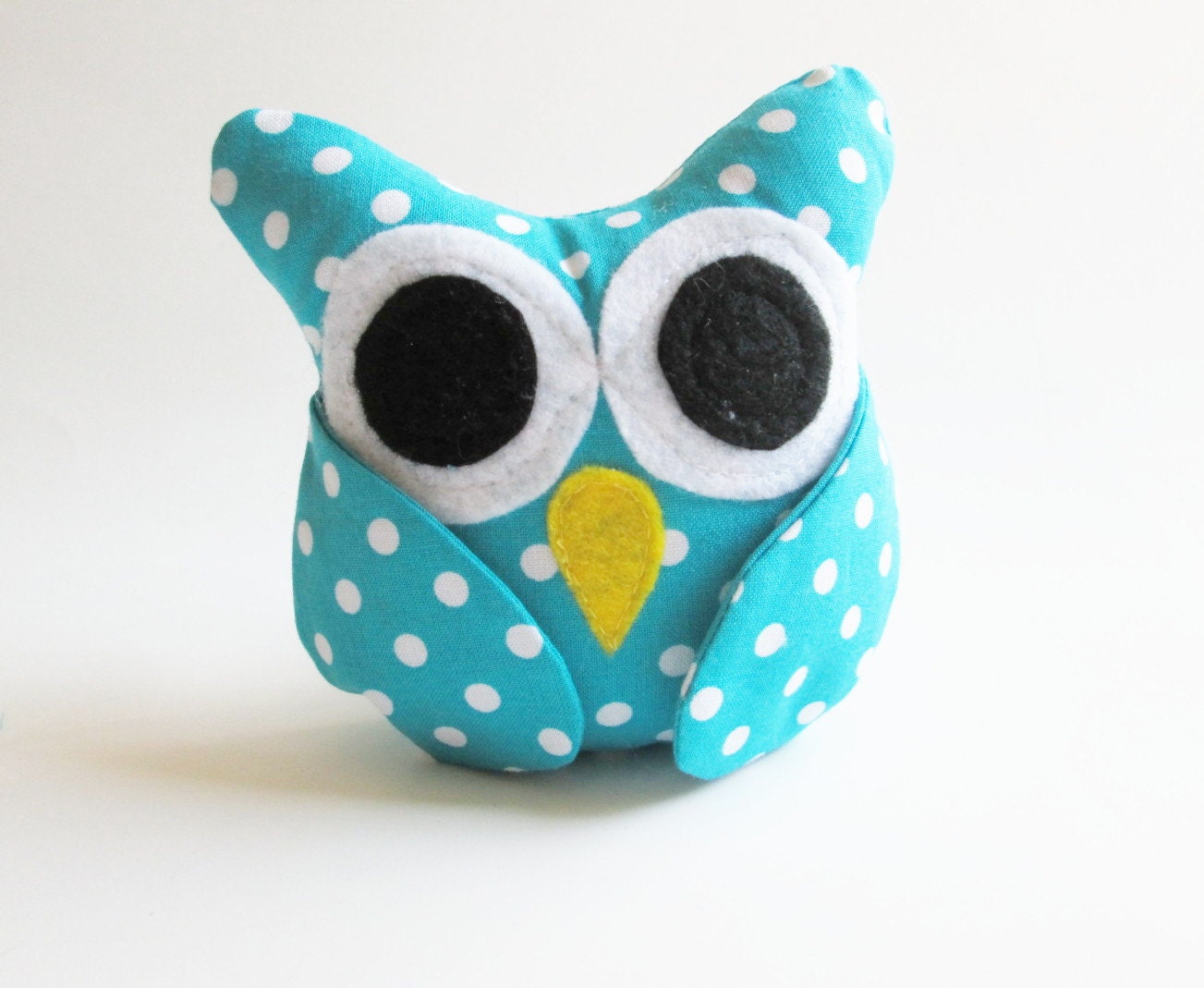 Owl stuffed toy with Rattle - Turk