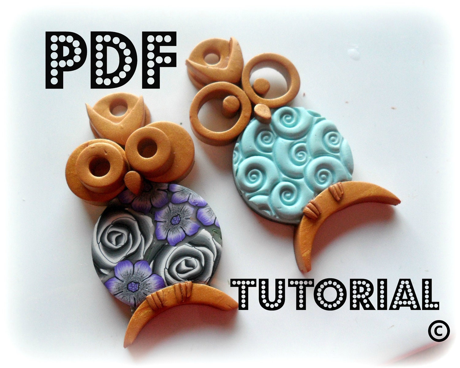 PDF  - Polymer Clay OWLS Tutorial