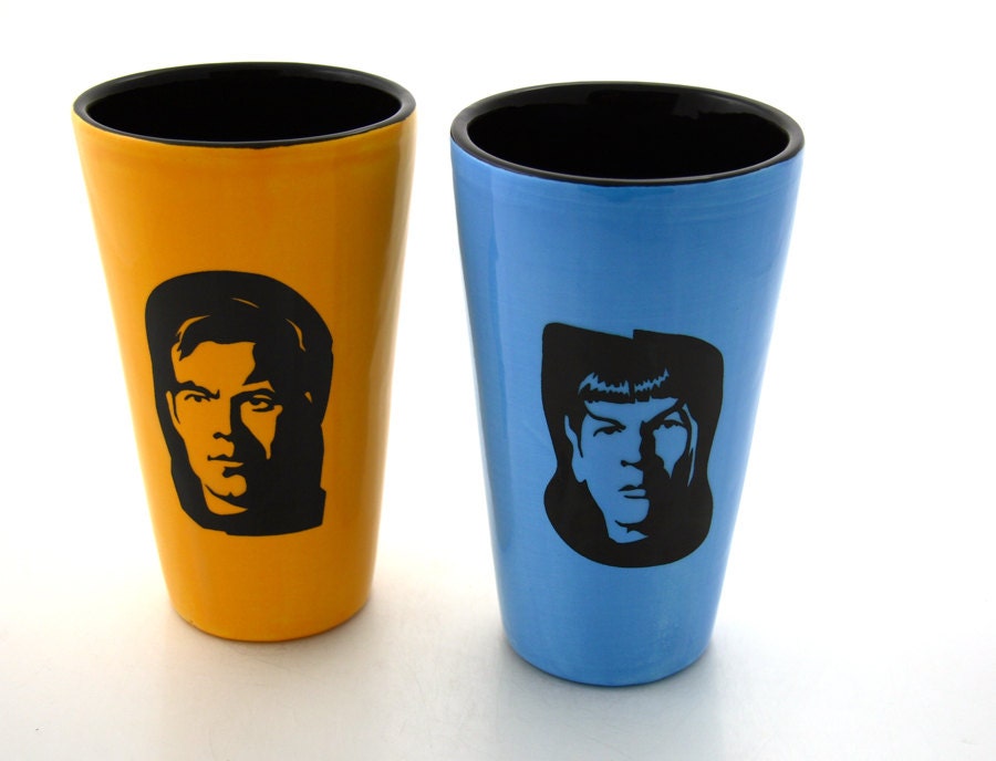 Star Trek (R) Inspired Tumblers- set of two tall tumblers