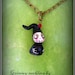 OOAK Grimmy Halloween Necklace tiny sculpt