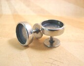 Three Pairs (6 pcs) Heirloom Quality Handmade Pewter Cufflinks - 14mm