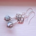 SALE Lampwork Earrings Silver Plated Dangle STUNNING Design