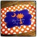 Personalized Clemson Melamine Platter With Palmetto