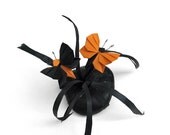 Halloween Butterflies Paperweight Centerpiece Sculpture by Paper Disciple