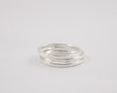 Hammered Stacking Rings