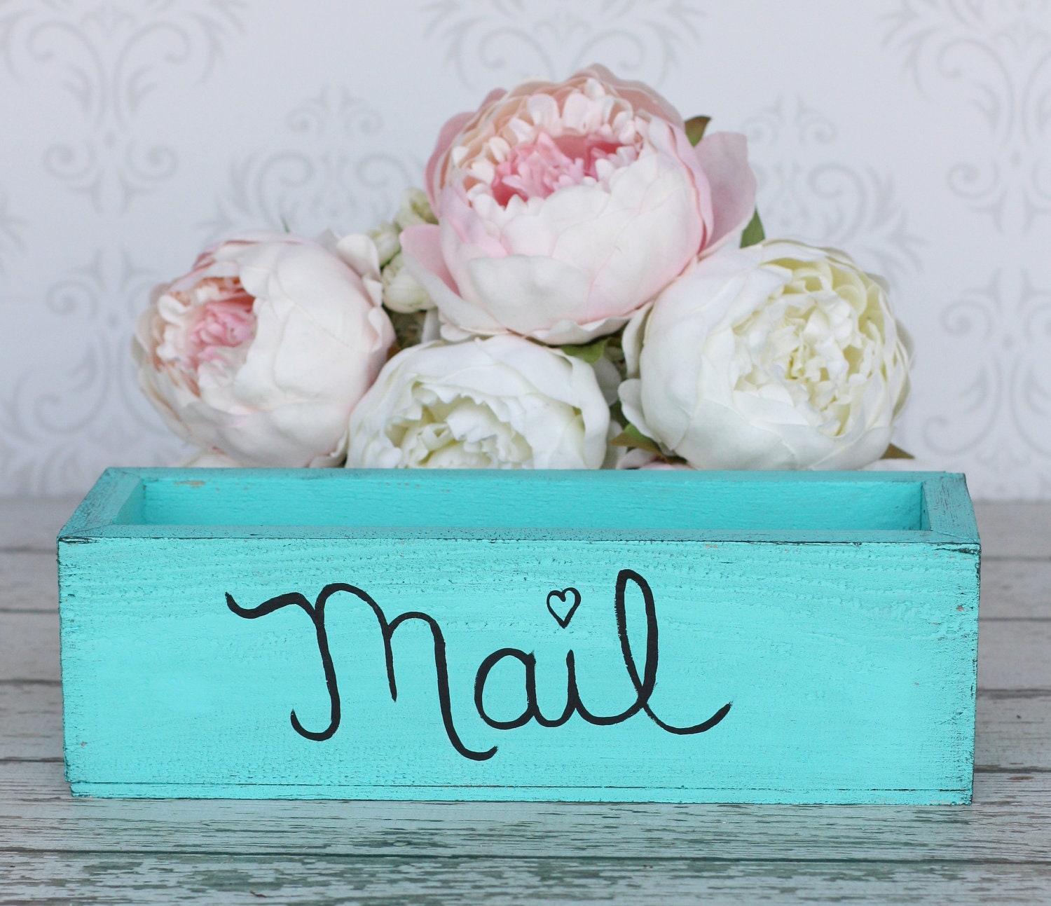 Rustic Home Decor Mail Organizer Farmhouse Shabby Chic