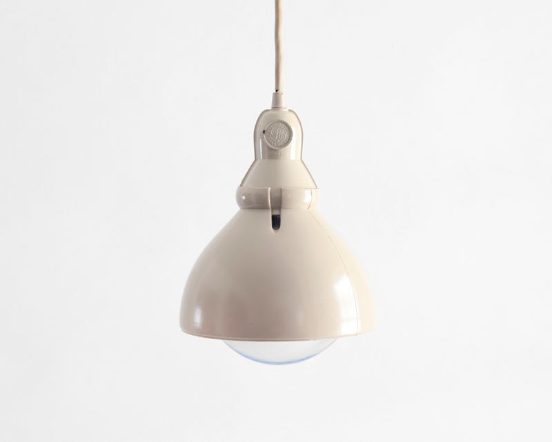 Vintage Convertible Pendant Lamp - Desk, Table, Light, Mid Century, Modern, Retro
