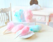 Dollhouse Miniature Cotton Candy - Memoriesnminiature