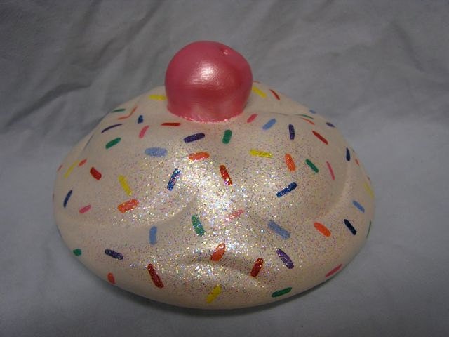 Rainbow Sprinkles Pink Crunch Cupcake Jar