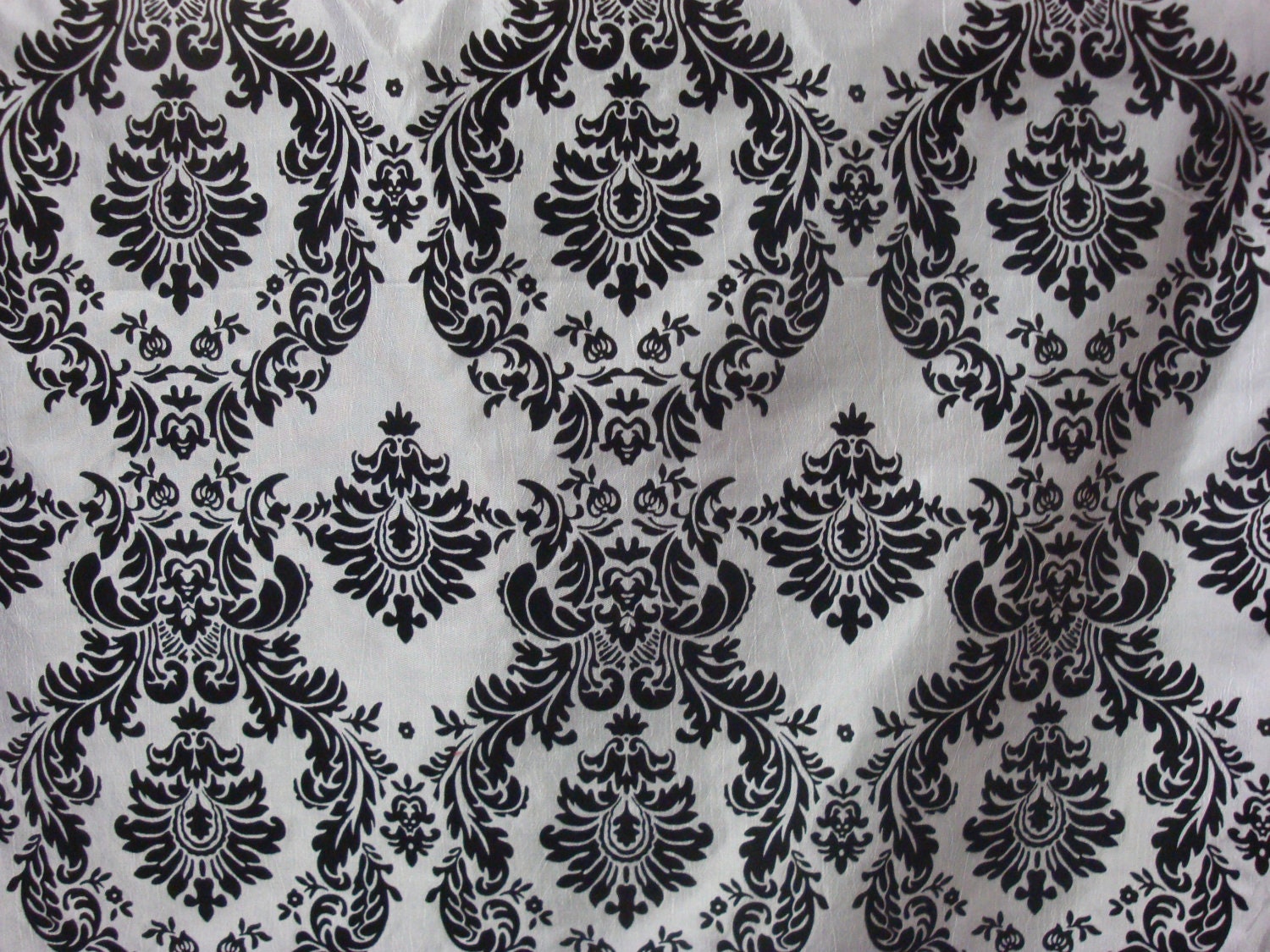 Grey Damask Fabric