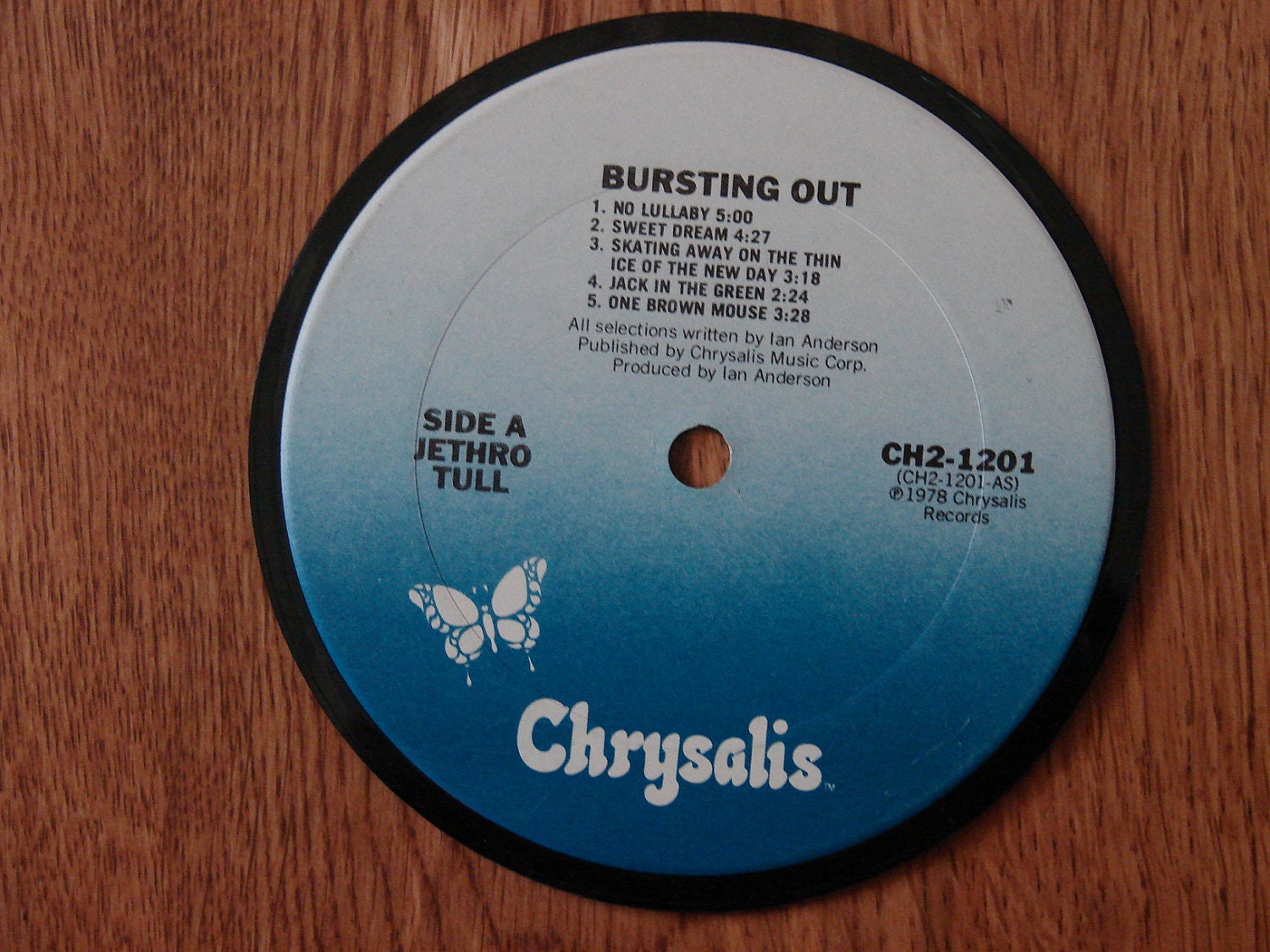 Jethro Tull Bursting Out  Side A Coaster