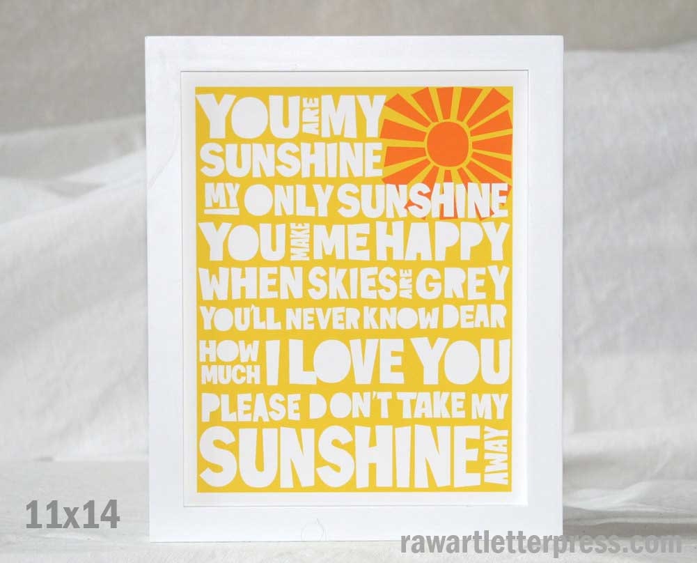 You are my Sunshine, Mother's Day Wall Art, Mothers Day Decor, Mother's Day Gift, Mothers Day Decor