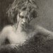 Black Tulle - Graphite Drawing - Fine Art Print 8" x 10"