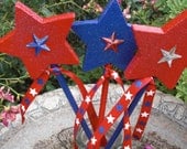 Plant Stakes - Stars - 4th of July