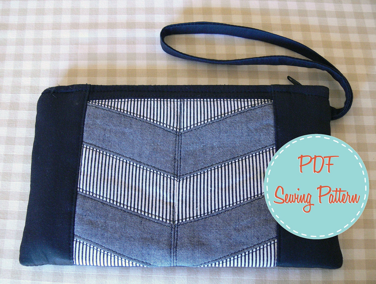 PDF Pattern - Chevron Clutch