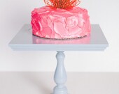 light grey cake stand // ten inch