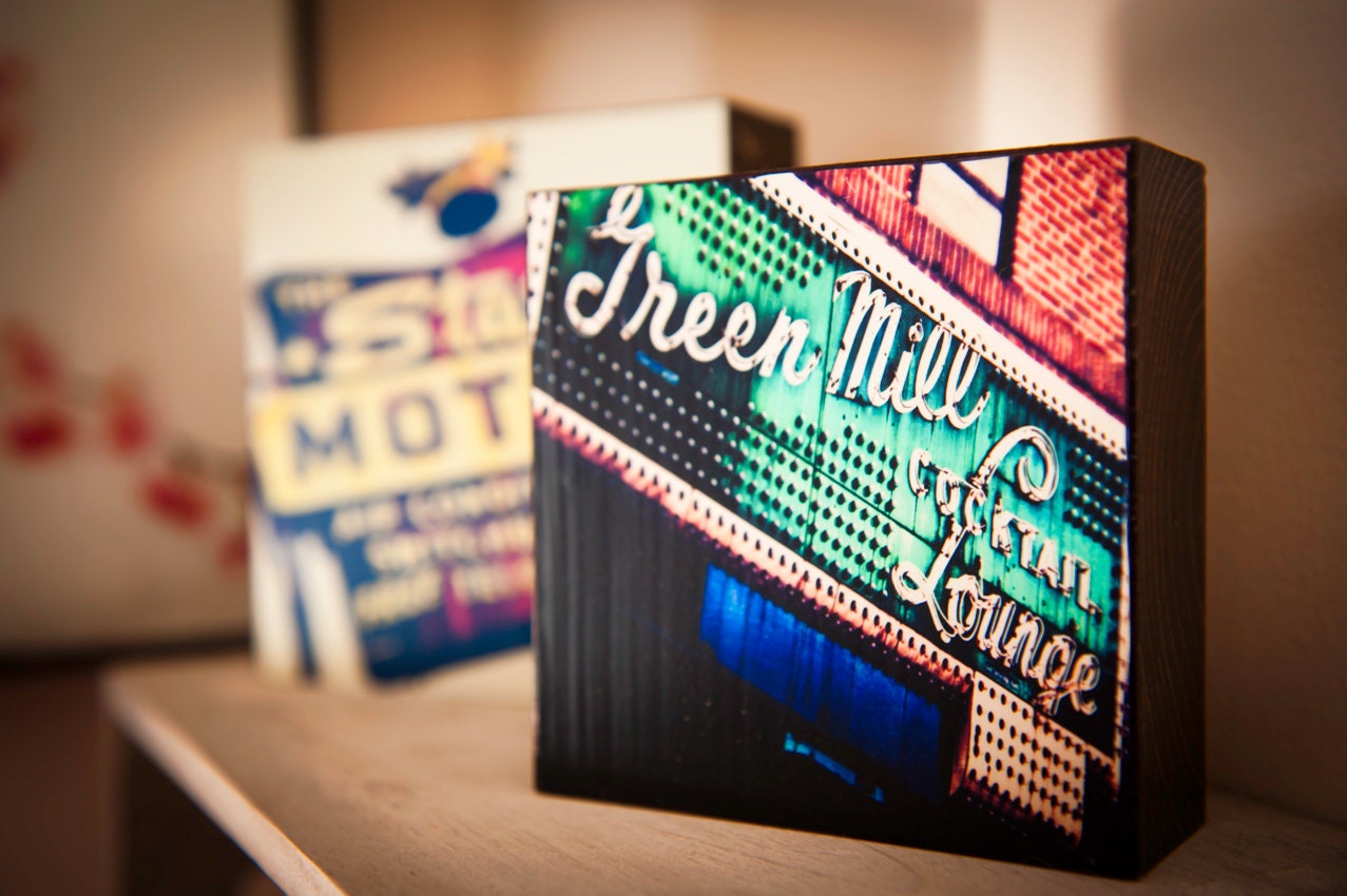 Wood Photo Blocks - Photography - Any three 5x5 wood photo blocks