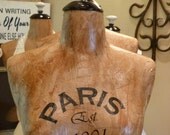Dress Form Designer Fashion Mannequin Paris Vintage Inspired Custom Orders Accepted FREE SHIP & Layaway Available