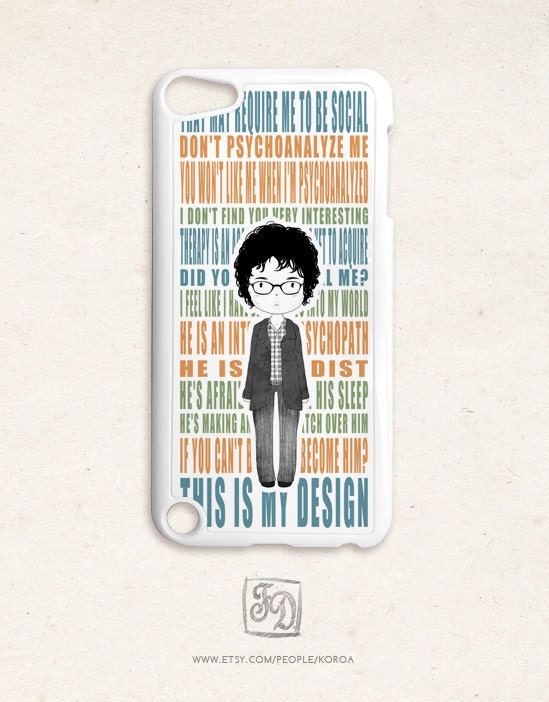 iPod touch 5th gen. case cute Will Graham / Hannibal quotes