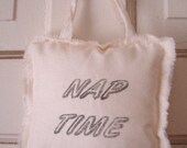 Muslin Door Hanger - Nap Time