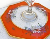 Vintage Antique Sandwich Dessert Tray Beautiful