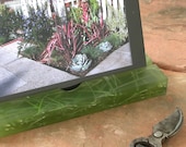 Groove Spring Green Wheatgrass Resin iPad Stand, Tablet Stand-Great Gift for the Gardener