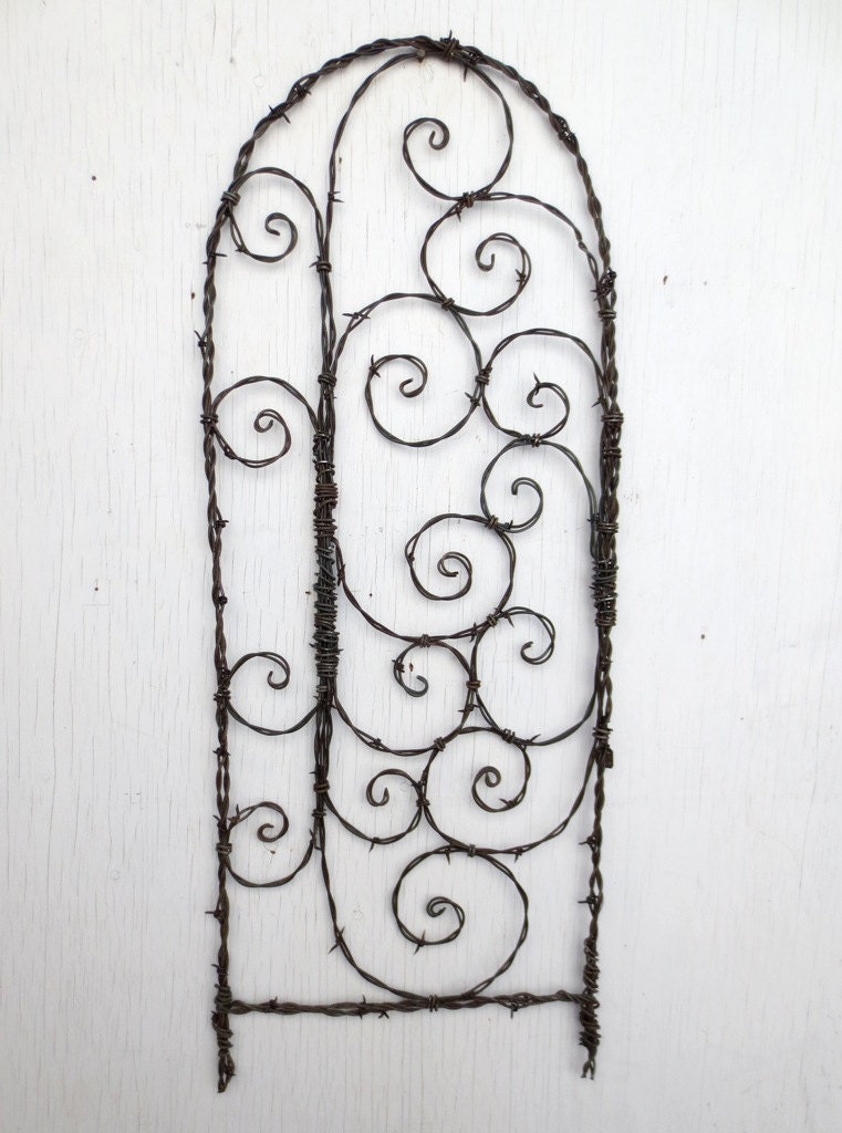 Spirals Galore Barbed Wire Spirilian Trellis