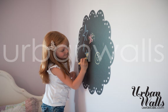 Chalk Wall Decal, Frame, Childrens Room Decal