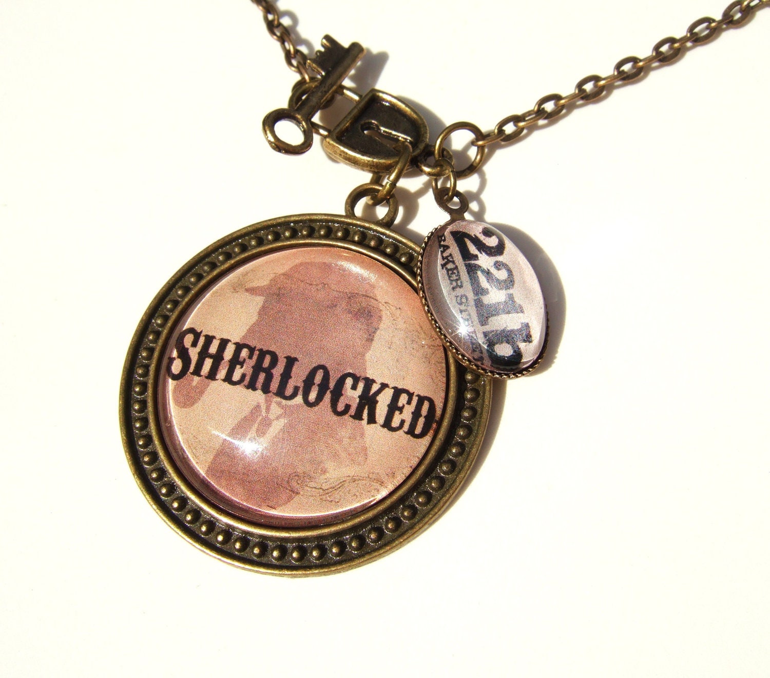 Sherlock Necklace Sherlock Holmes Necklace Sherlocked Necklace