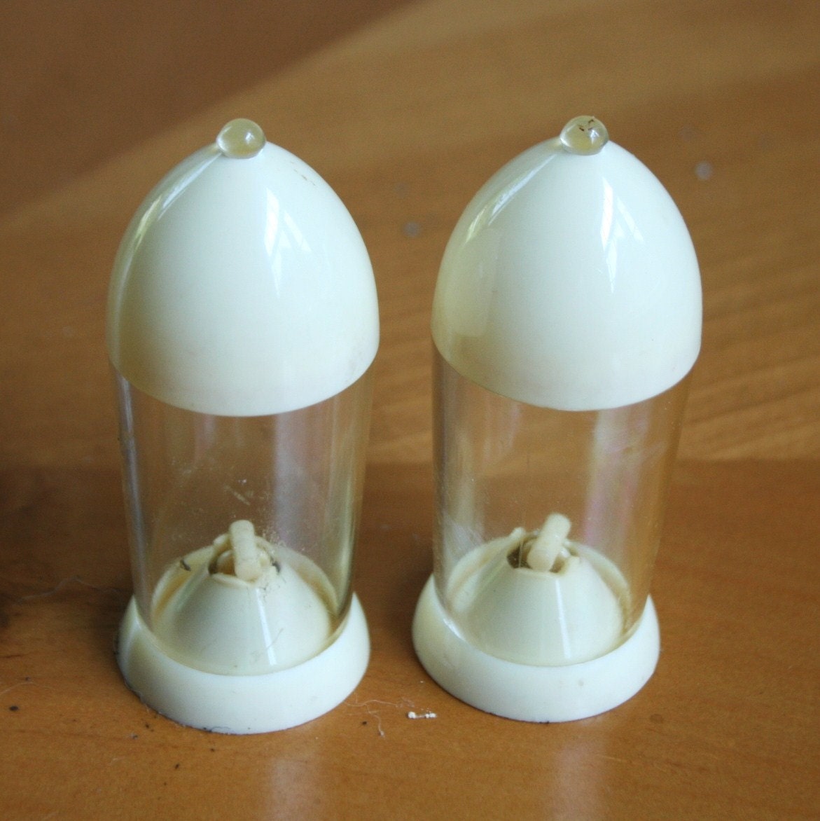 Mid Century Rocketship Salt and Pepper Shakers - Ball Point USA