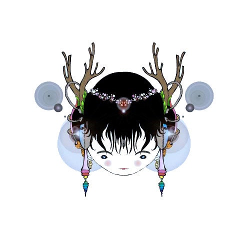 Treehorn I (enhanced framed print)