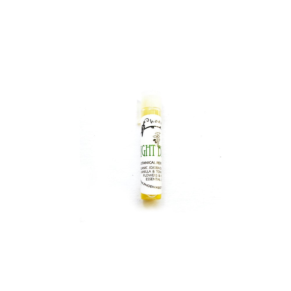 Night Bloom Botanical Perfume Oil - all natural artisanal fragrance - sample vial