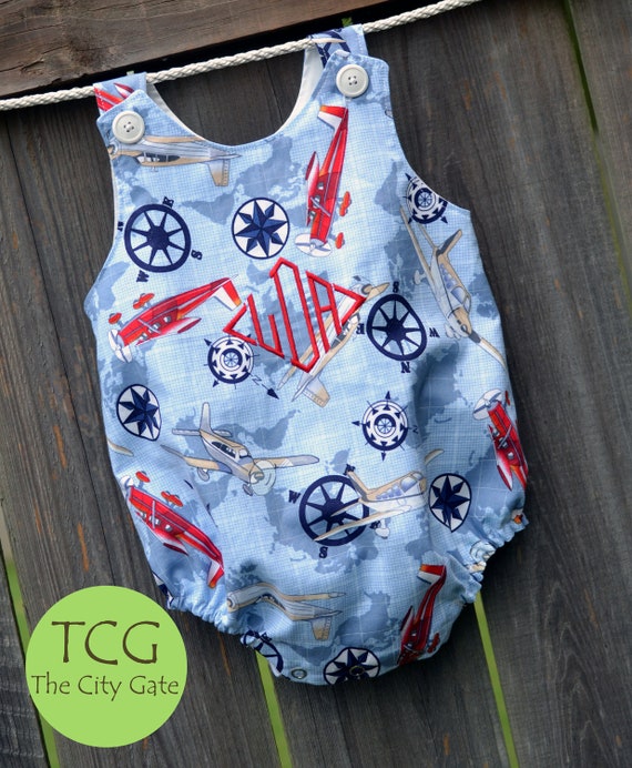 Custom Boy's Bubble Romper