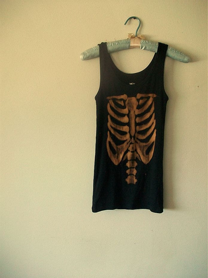Psycho Ribcage Grunge Top