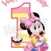 Custom Birthday Baby Minnie Mouse tutu 12m 18m 24m 2t 3t 4t 5t