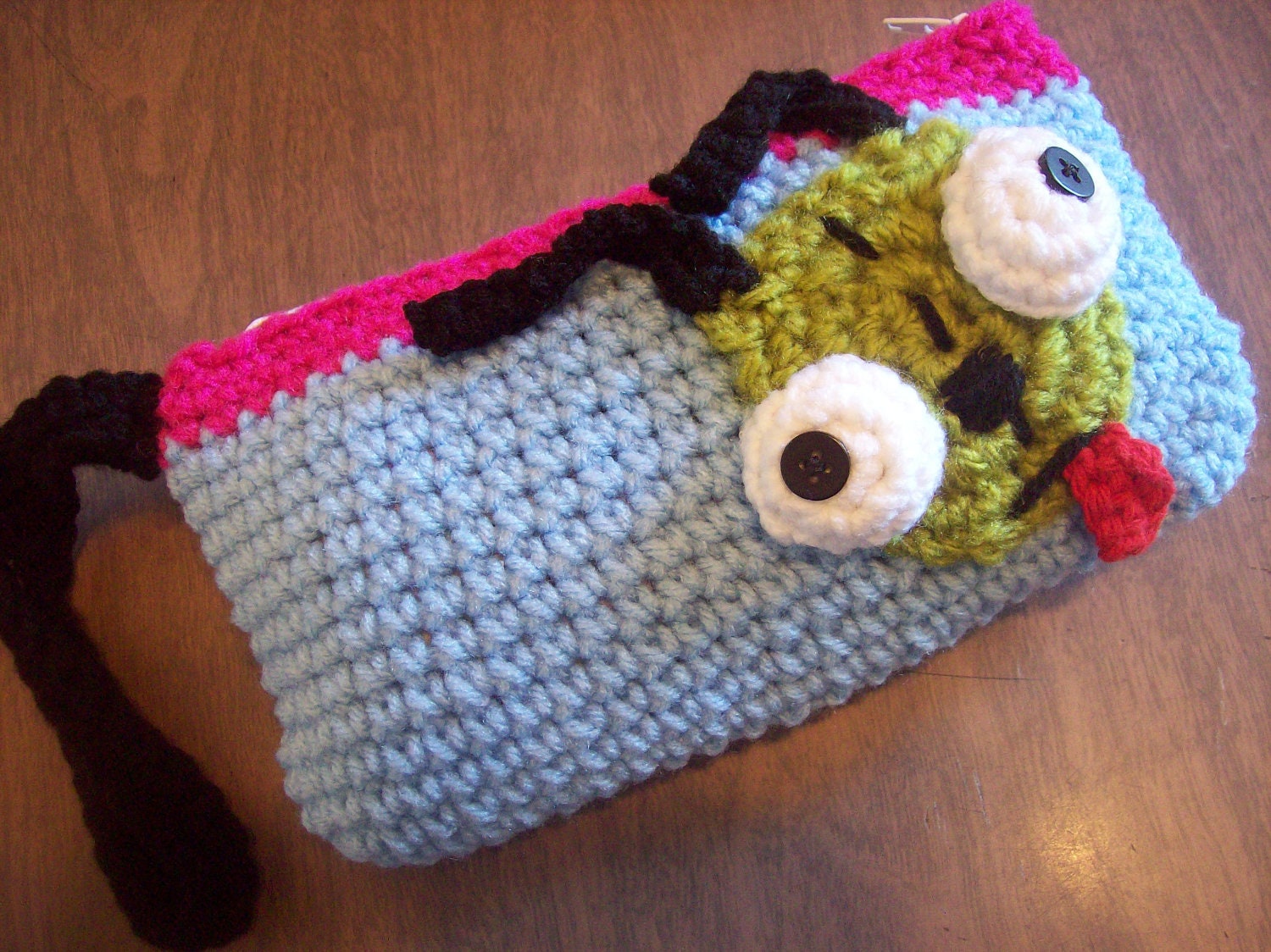 Gir  Invader Zim / Bag / Purse / Sack / Crochet / Amigurumi / Kawaii