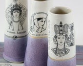 purple women vases