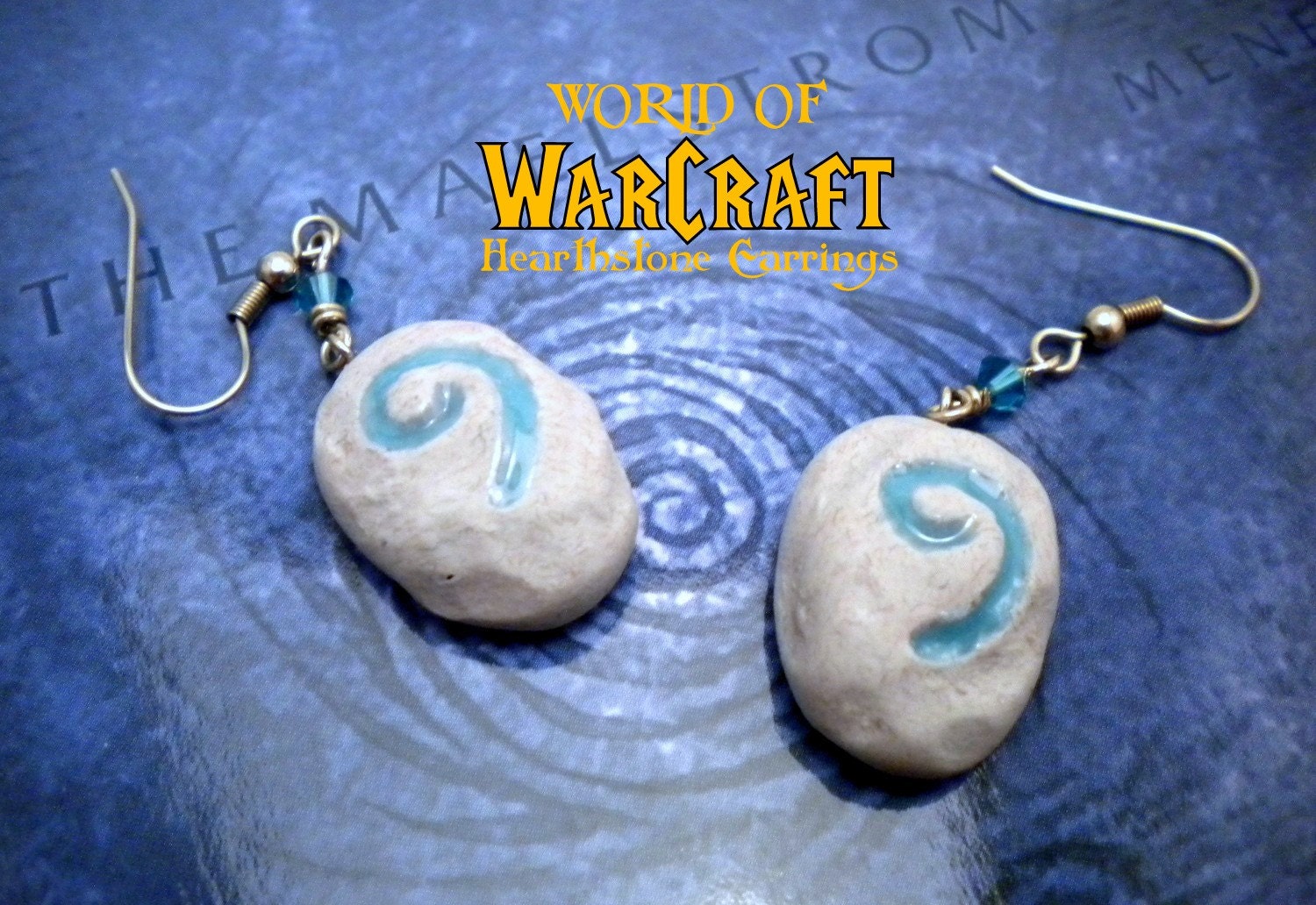 Hearthstone Earrings - World of Warcraft - Blizzard - A Portion of the Proceeds Go To Charity