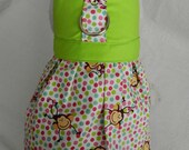 CHUNKY MONKEY Retro Polka Dot Harness. Perfect Item for your Cat, Dog or Ferret. all Items are custom made For Your PET.