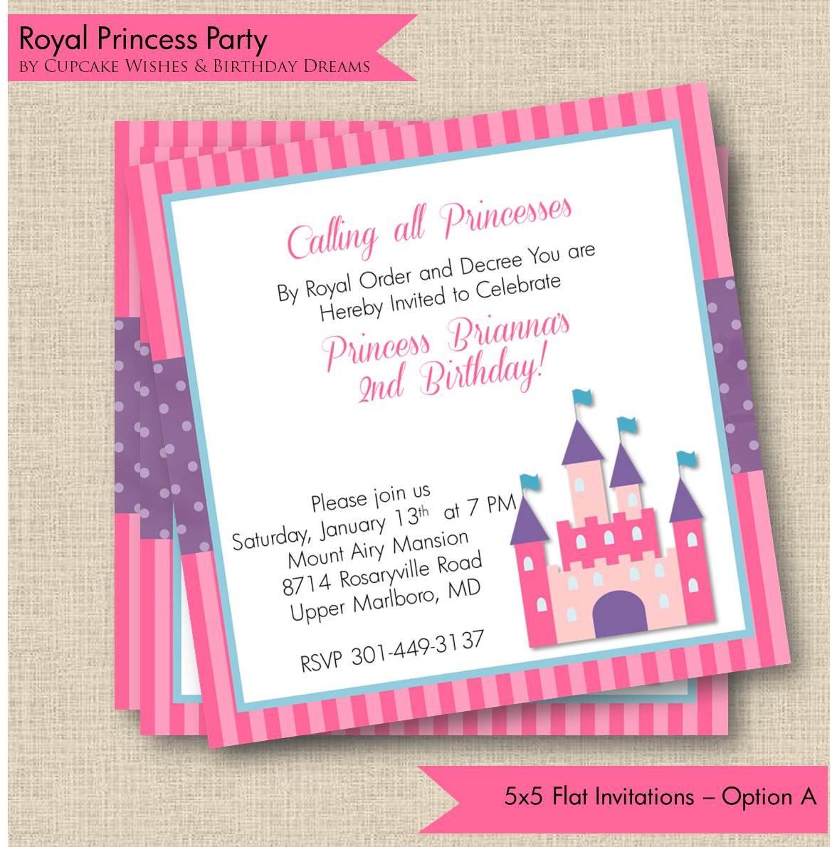 Royal Princess Printable Party Invitations Il_170x135