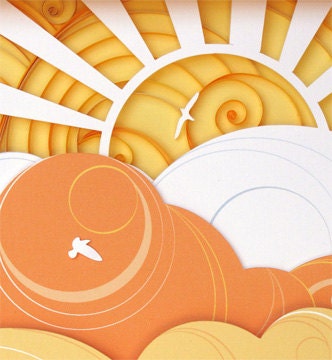 Here Comes the Sun Print