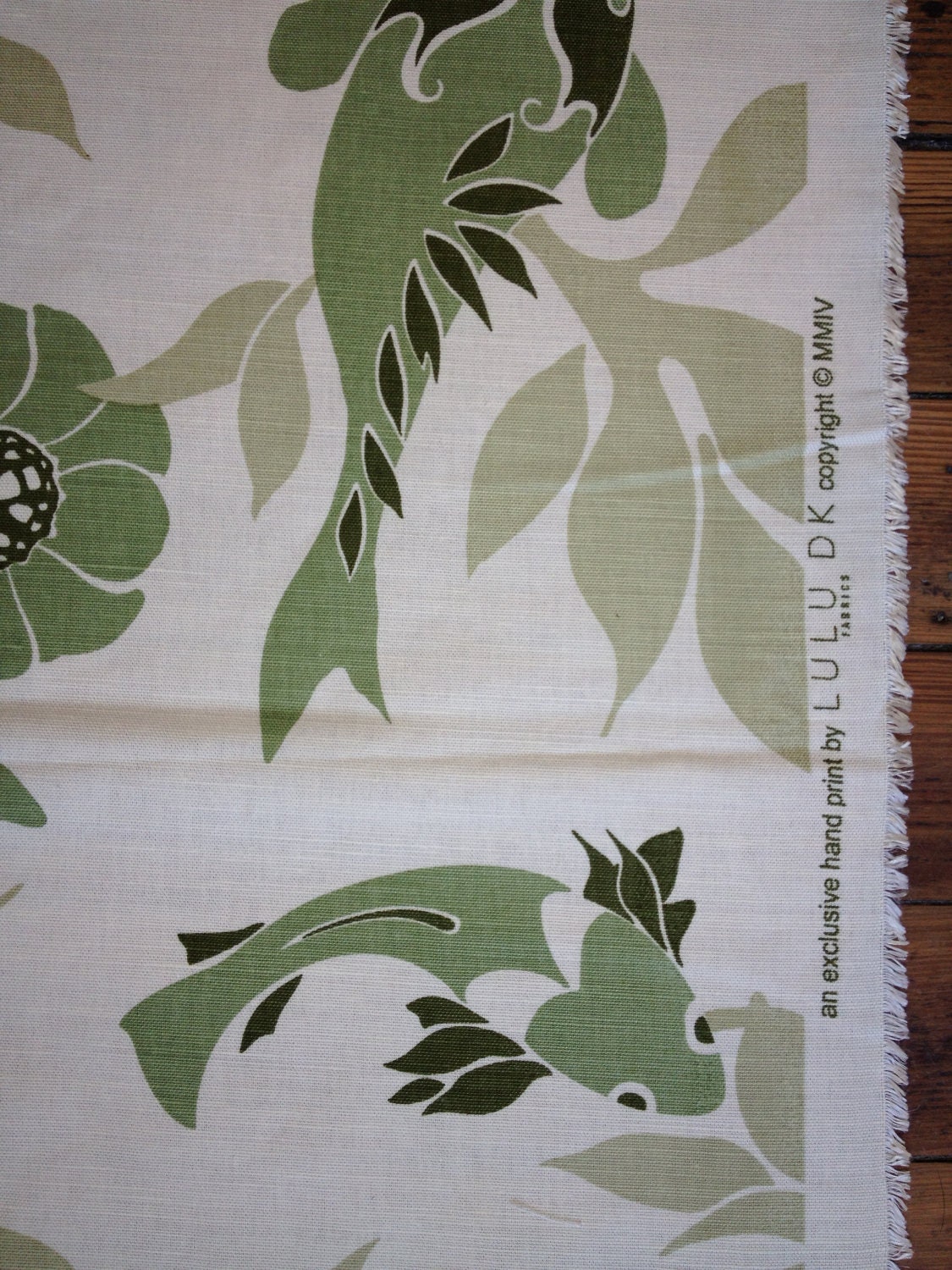 LULU DK Paradiso Hand Print Linen Fabric