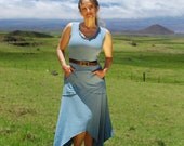 Women's Dress - Sleeveless Dress with Pockets - Pixie Fairy - Organic Clothing - Eco Friendly - Several Colors