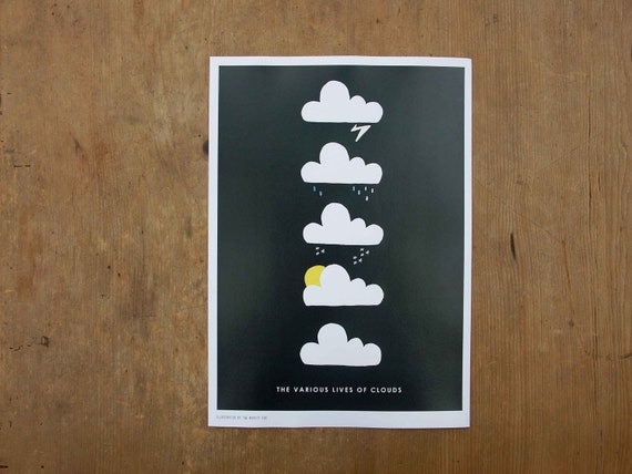 The Various Lives Of Clouds art print (small)